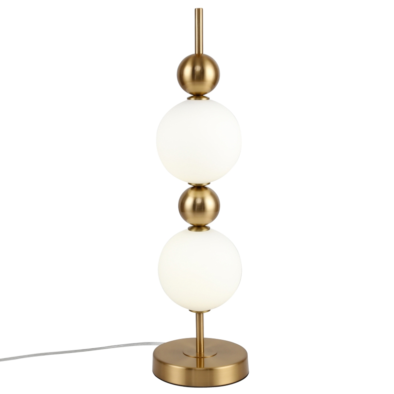 Настольная лампа PEARLS SUSPENSION Белый Латунь Настольная лампа PEARLS SUSPENSION Белый Латунь в Волгограде | Loft Concept