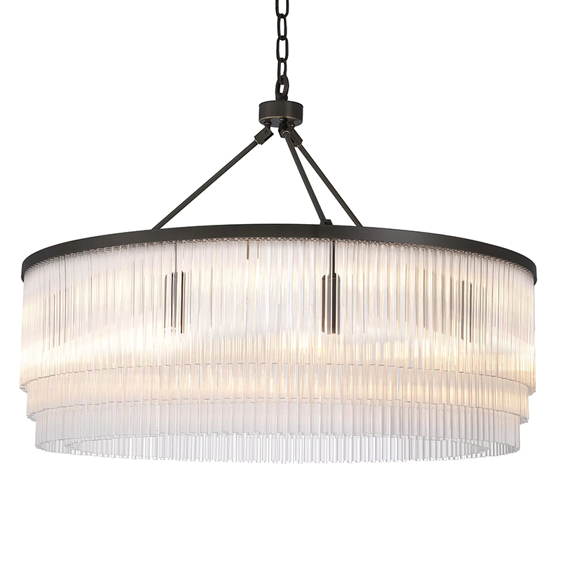 Люстра Eichholtz Chandelier Hector L Bronze Прозрачное Стекло Черный Темная бронза Люстра Eichholtz Chandelier Hector L Bronze Прозрачное Стекло Черный Темная бронза в Волгограде | Loft Concept