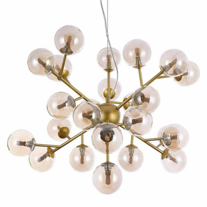 Люстра Berries Chandelier Amber 65 матовое золото Янтарь (Amber) Люстра Berries Chandelier Amber 65 матовое золото Янтарь (Amber) в Волгограде | Loft Concept