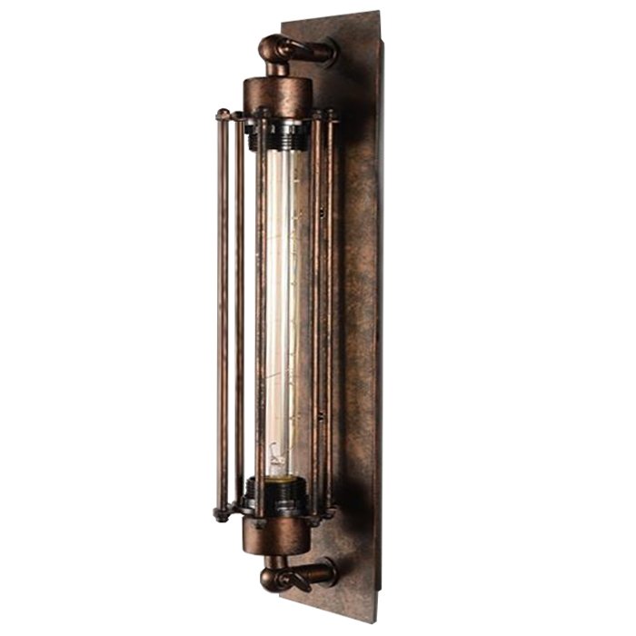 Бра Loft Industrial Edison Cage Momo vintage Бурая ржавчина Бра Loft Industrial Edison Cage Momo vintage Бурая ржавчина в Волгограде | Loft Concept