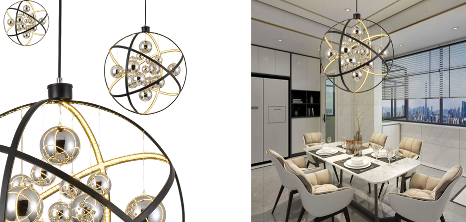 Люстра Atomic nucleus Chandelier Люстра Atomic nucleus Chandelier - Loft-Concept в Волгограде