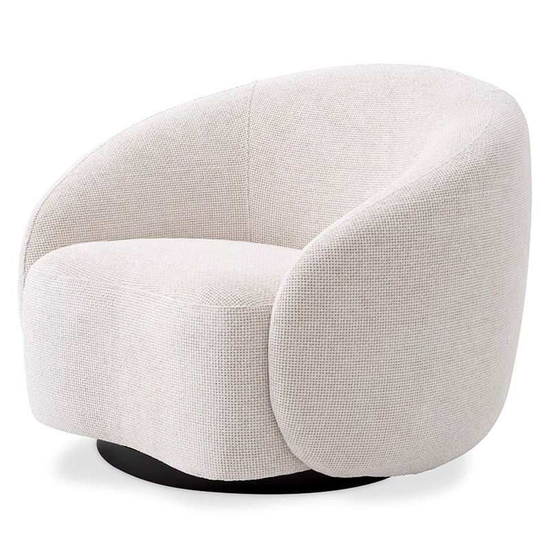 Кресло Eichholtz Swivel Chair Amore Молочный Черный Молочный Черный Кресло Eichholtz Swivel Chair Amore Молочный Черный Молочный Черный в Волгограде | Loft Concept