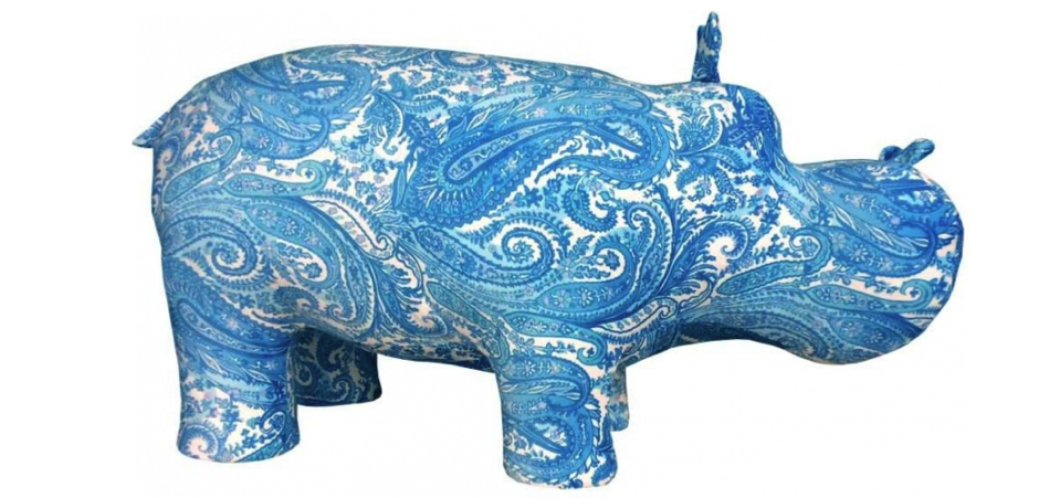 Пуф Бегемот Poof Hippo pattern Пуф Бегемот Poof Hippo pattern - Loft-Concept в Волгограде