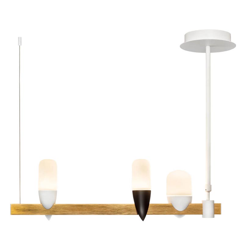 Люстра Ebenezer Chandelier Linear white 60 Белый Латунь Люстра Ebenezer Chandelier Linear white 60 Белый Латунь в Волгограде | Loft Concept