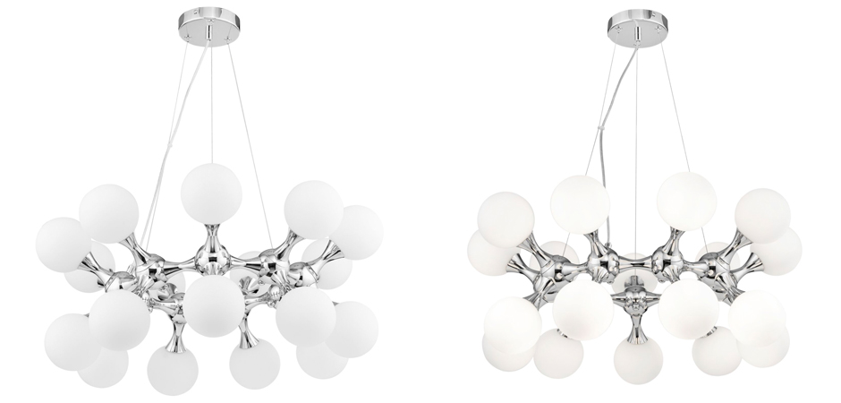 Люстра MOONDROP Chandelier Chromium 18 Люстра MOONDROP Chandelier Chromium 18 - Loft-Concept в Волгограде