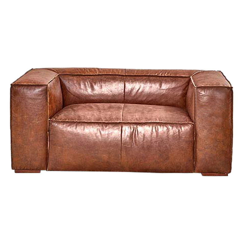 Диван Leather Softness Sofa Коричневый Диван Leather Softness Sofa Коричневый в Волгограде | Loft Concept