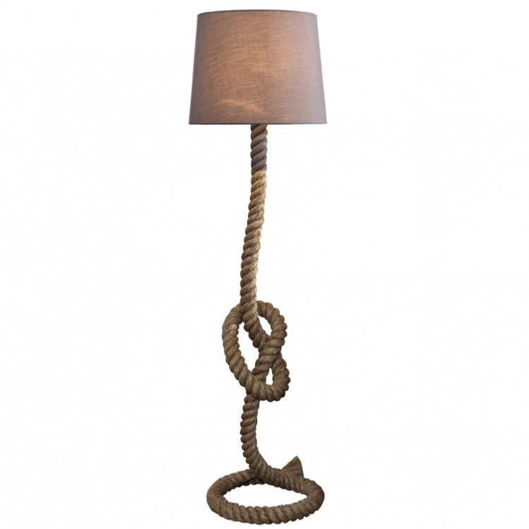 Торшер Rope 160 Бежево-серый Торшер Rope 160 Бежево-серый в Волгограде | Loft Concept