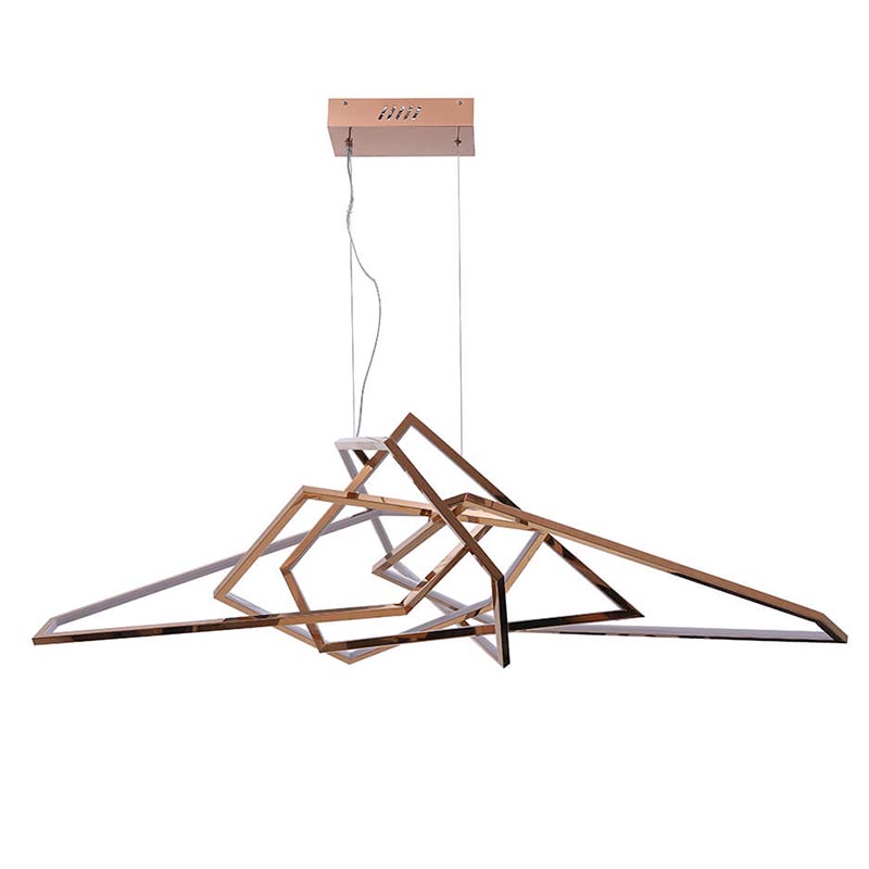 Люстра Geometric Plexus Gold Chandelier Золотой Люстра Geometric Plexus Gold Chandelier Золотой в Волгограде | Loft Concept