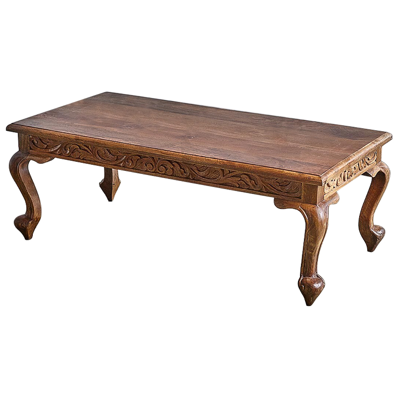 Кофейный стол из массива манго Sigrid Coffee Table Grey Mango Коричневый Кофейный стол из массива манго Sigrid Coffee Table Grey Mango Коричневый в Волгограде | Loft Concept