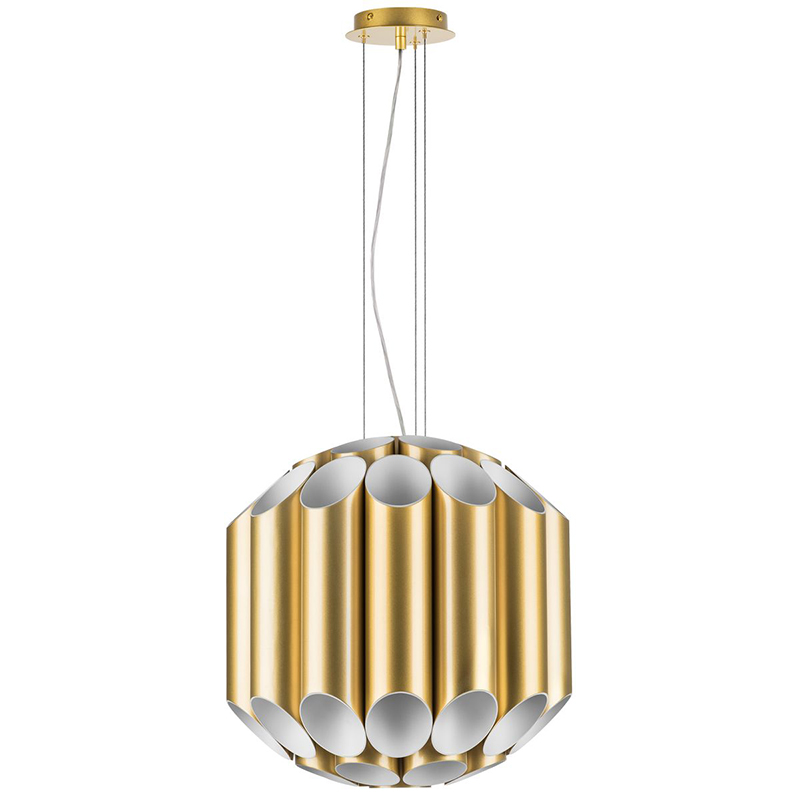 Люстра Garbi Gold Pipe Organ Chandelier 44 Золотой Белый Люстра Garbi Gold Pipe Organ Chandelier 44 Золотой Белый в Волгограде | Loft Concept