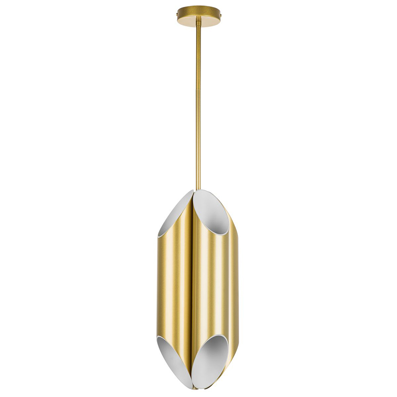 Подвесной светильник Garbi Gold Pipe Organ Hanging Lamp Золотой Белый Подвесной светильник Garbi Gold Pipe Organ Hanging Lamp Золотой Белый в Волгограде | Loft Concept