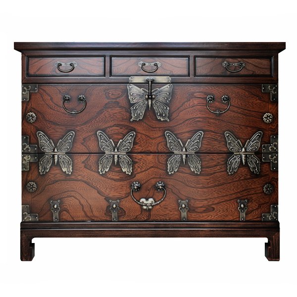 Китайский комод Chinoiserie chest of drawers Butterfly Китайский комод Chinoiserie chest of drawers Butterfly в Волгограде | Loft Concept