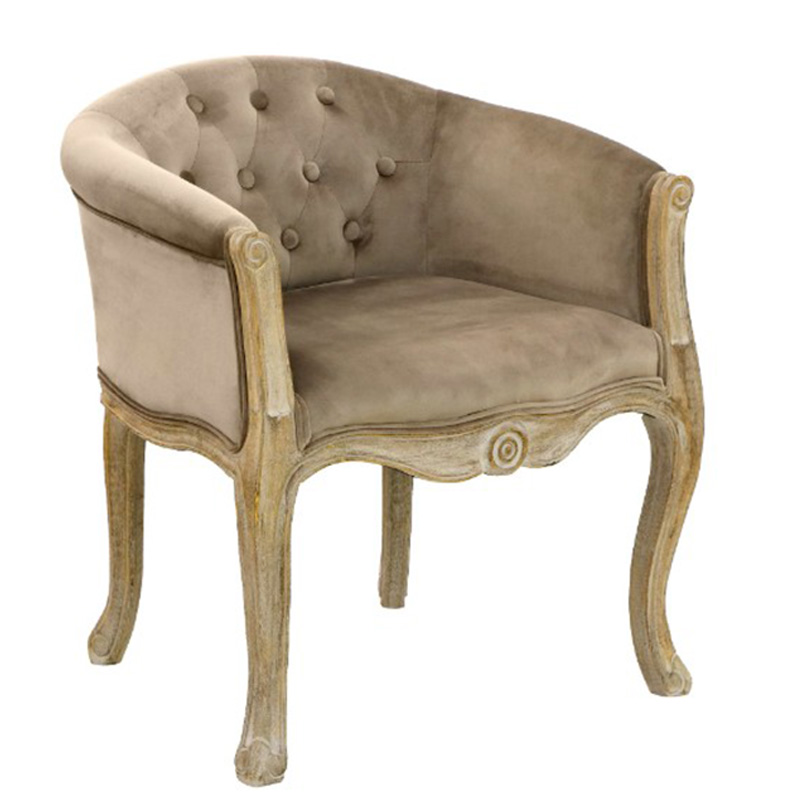 Кресло French Provence Armchair Roderic beige Бежевый Кресло French Provence Armchair Roderic beige Бежевый в Волгограде | Loft Concept