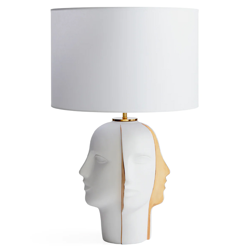 Настольная лампа ATLAS SPLIT TABLE LAMP Глянцевое золото Белый Настольная лампа ATLAS SPLIT TABLE LAMP Глянцевое золото Белый в Волгограде | Loft Concept