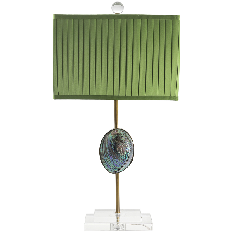 Настольная лампа с абажуром Green Semiprecious Stone Table Lamp Зеленый Прозрачное Стекло Латунь Перламутровый Настольная лампа с абажуром Green Semiprecious Stone Table Lamp Зеленый Прозрачное Стекло Латунь Перламутровый в Волгограде | Loft Concept