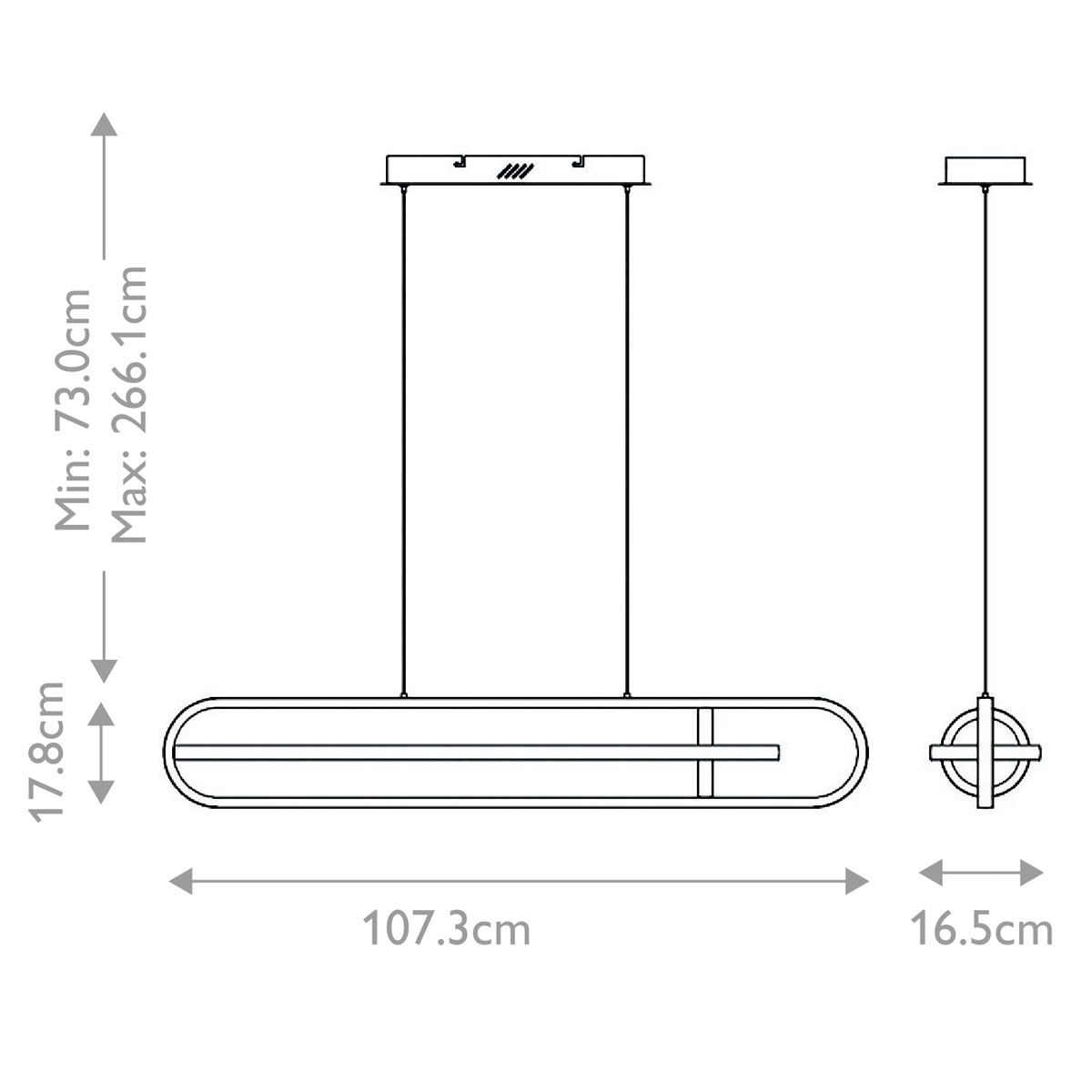 Подвесной светильник с вытянутой овальной формой Eurofase в Волгограде