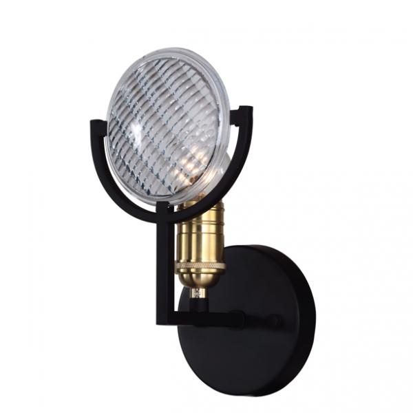 Бра RH Gaslight Lens Sconce 1 Черный Бра RH Gaslight Lens Sconce 1 Черный в Волгограде | Loft Concept