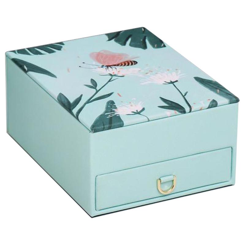 Шкатулка Butterfly And Flowers Box Мятный Зеленый Шкатулка Butterfly And Flowers Box Мятный Зеленый в Волгограде | Loft Concept