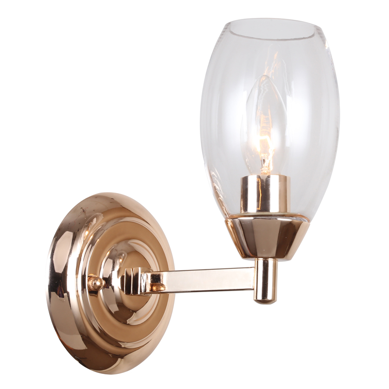 Бра Julian Sconce Глянцевое золото Прозрачный Бра Julian Sconce Глянцевое золото Прозрачный в Волгограде | Loft Concept