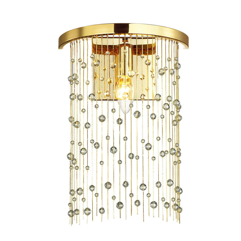 Бра Hailstorm Rain Wall lamp gold Прозрачный (Transparent) Золотой Бра Hailstorm Rain Wall lamp gold Прозрачный (Transparent) Золотой в Волгограде | Loft Concept