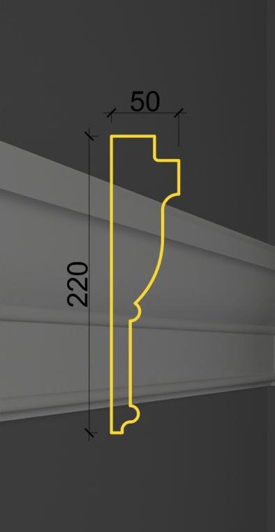 Гладкий молдинг MT-31 в Волгограде