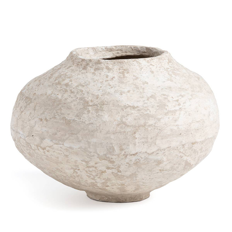 Ваза Csaba Papier Mache Vase 25 Бежево-серый Ваза Csaba Papier Mache Vase 25 Бежево-серый в Волгограде | Loft Concept