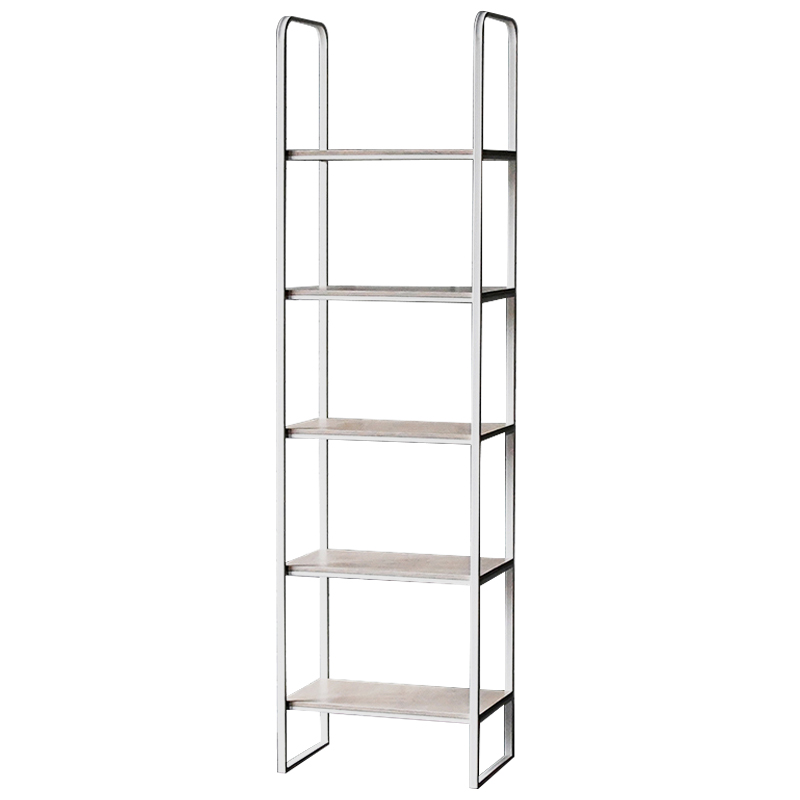 Стеллаж Ayman Industrial Metal Rust Rack Белый Древесина Стеллаж Ayman Industrial Metal Rust Rack Белый Древесина в Волгограде | Loft Concept