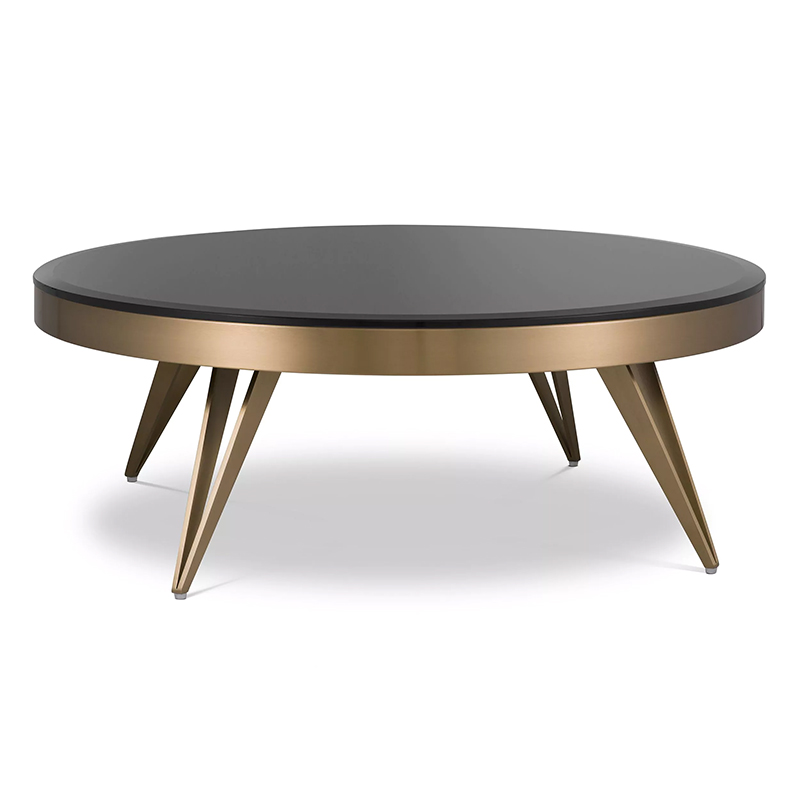 Кофейный стол Eichholtz Coffee Table Rocco Латунь Черный Кофейный стол Eichholtz Coffee Table Rocco Латунь Черный в Волгограде | Loft Concept
