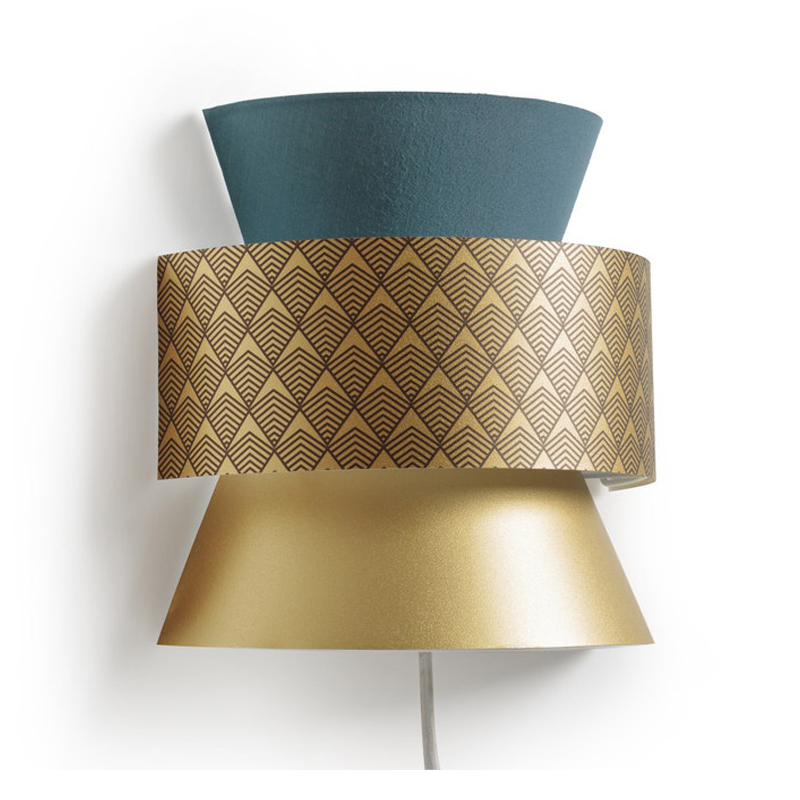 Бра Sconce Blue & Gold Синий Золотой Бра Sconce Blue & Gold Синий Золотой в Волгограде | Loft Concept