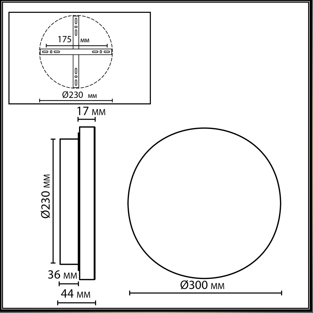 Бра круглое натуральная Пробка Natural Cork в Волгограде