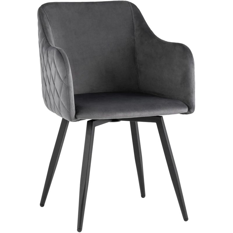 Стул Вращающийся Nika Chair Серый Цвет Серый Черный Стул Вращающийся Nika Chair Серый Цвет Серый Черный в Волгограде | Loft Concept