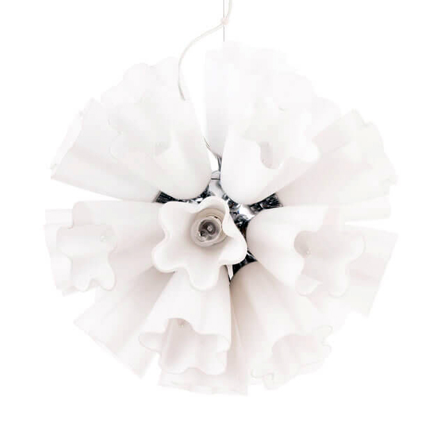 Люстра Bouquet of Snowdrops Белый Хром Люстра Bouquet of Snowdrops Белый Хром в Волгограде | Loft Concept