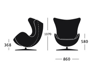 Кресло яйцо Egg Chair Кресло яйцо Egg Chair в Волгограде
