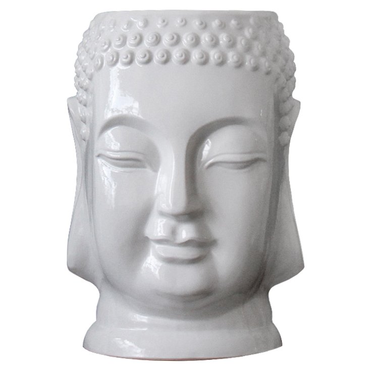 Керамический табурет White buddha Белый Керамический табурет White buddha Белый в Волгограде | Loft Concept