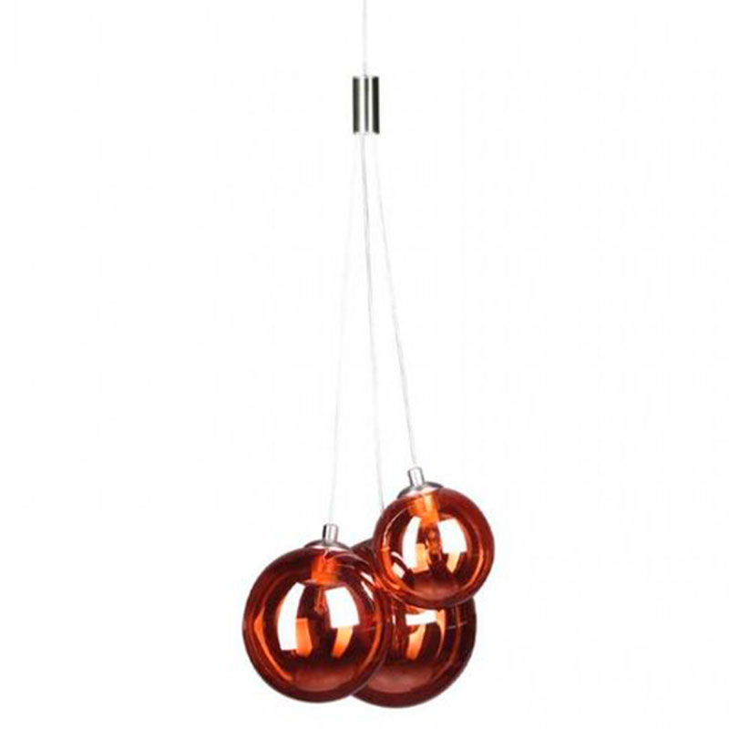 Люстра Multi Ball Red Серебряный Красный Люстра Multi Ball Red Серебряный Красный в Волгограде | Loft Concept