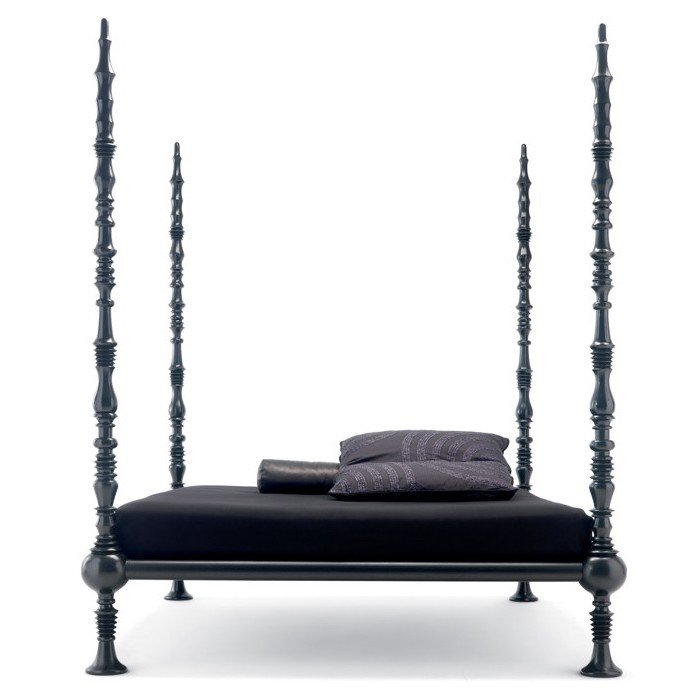 Кровать Mama li Turchi by Ceccotti Collezioni Black Черный Кровать Mama li Turchi by Ceccotti Collezioni Black Черный в Волгограде | Loft Concept