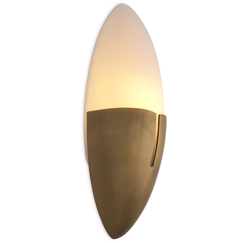 Бра Eichholtz Wall Lamp Bernina Белый Латунь Бра Eichholtz Wall Lamp Bernina Белый Латунь в Волгограде | Loft Concept