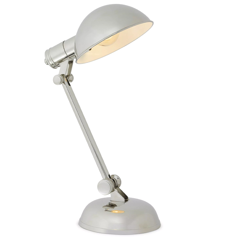 Настольная лампа Eichholtz Desk Lamp Navy Никель Настольная лампа Eichholtz Desk Lamp Navy Никель в Волгограде | Loft Concept
