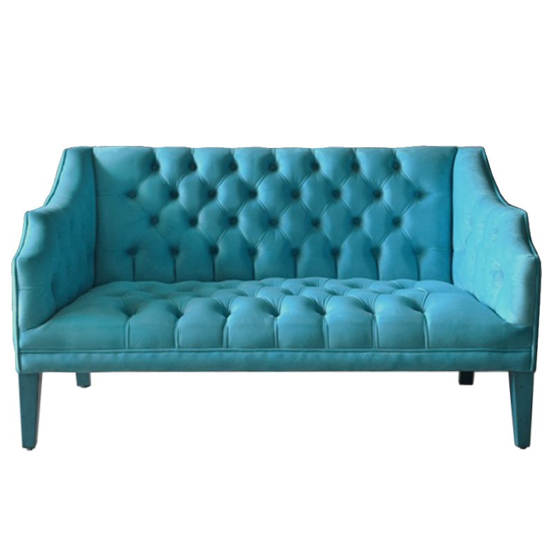 Диван Morton Capitone Sofa Диван бирюзовая шерсть Бирюзовый Диван Morton Capitone Sofa Диван бирюзовая шерсть Бирюзовый в Волгограде | Loft Concept
