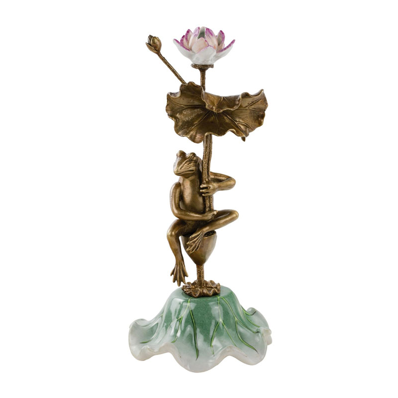 Статуэтка Frog On Flower Мульти Статуэтка Frog On Flower Мульти в Волгограде | Loft Concept