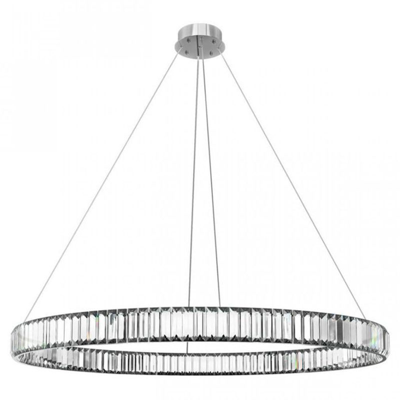 Люстра Crystal Ring Silver диаметр 100 Серебряный Прозрачное Стекло в Волгограде | Loft Concept 