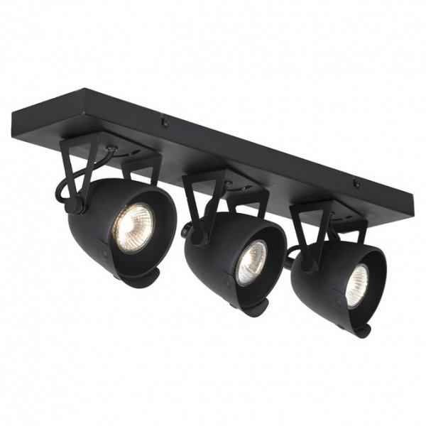 Спот Eye Spot Black 3 line Черный Спот Eye Spot Black 3 line Черный в Волгограде | Loft Concept