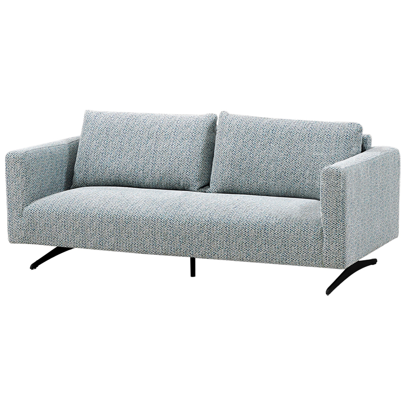 Диван Callie Blue Sofa Голубой Черный Диван Callie Blue Sofa Голубой Черный в Волгограде | Loft Concept