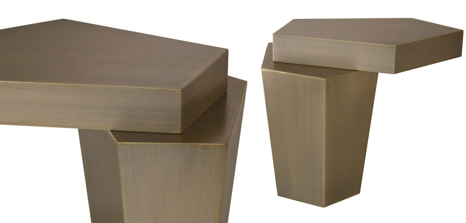 Приставной стол Eichholtz Coffee Table Calabasas High brass Приставной стол Eichholtz Coffee Table Calabasas High brass - Loft-Concept в Волгограде