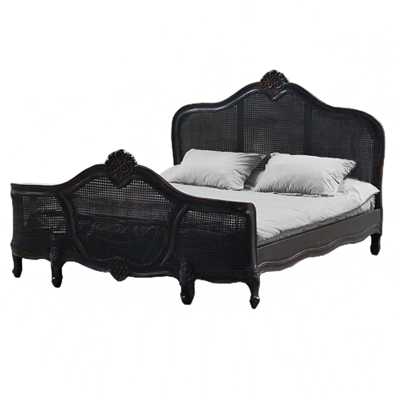 Кровать Wicker Bed Черный Кровать Wicker Bed Черный в Волгограде | Loft Concept