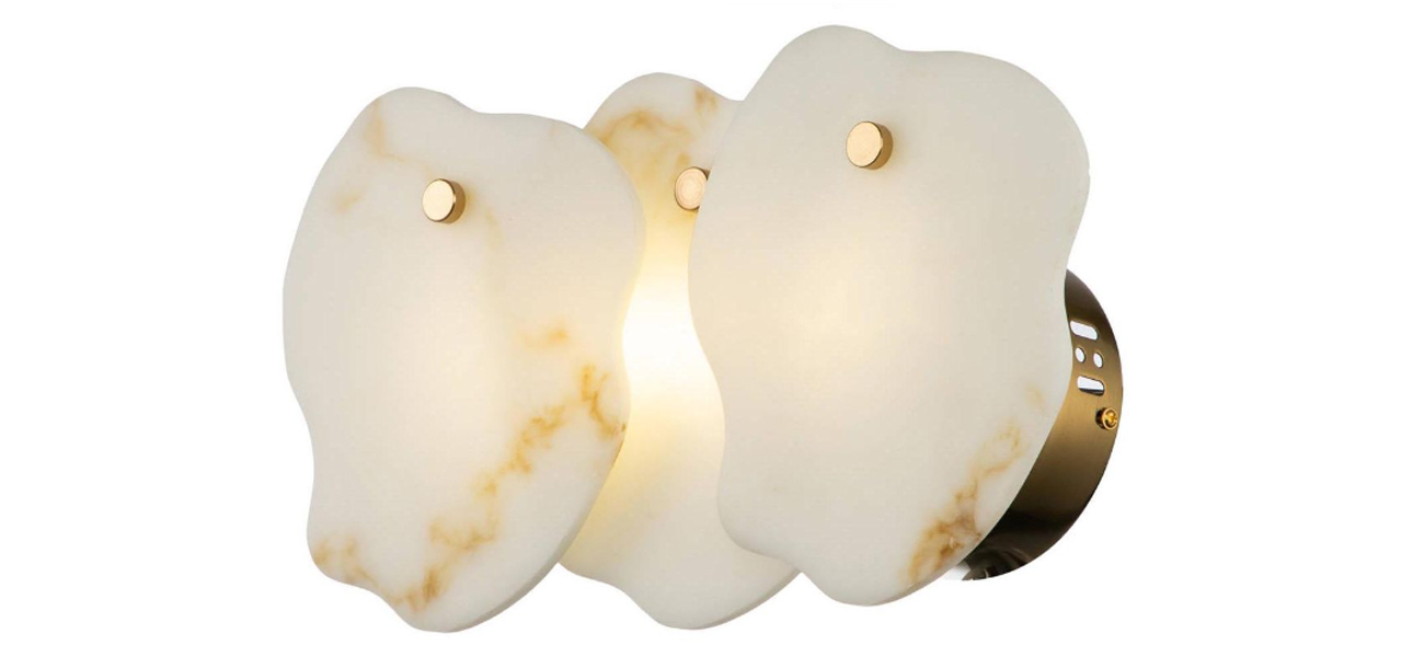 Бра из Мрамора Lucretia Marble Wall Lamp - фото
