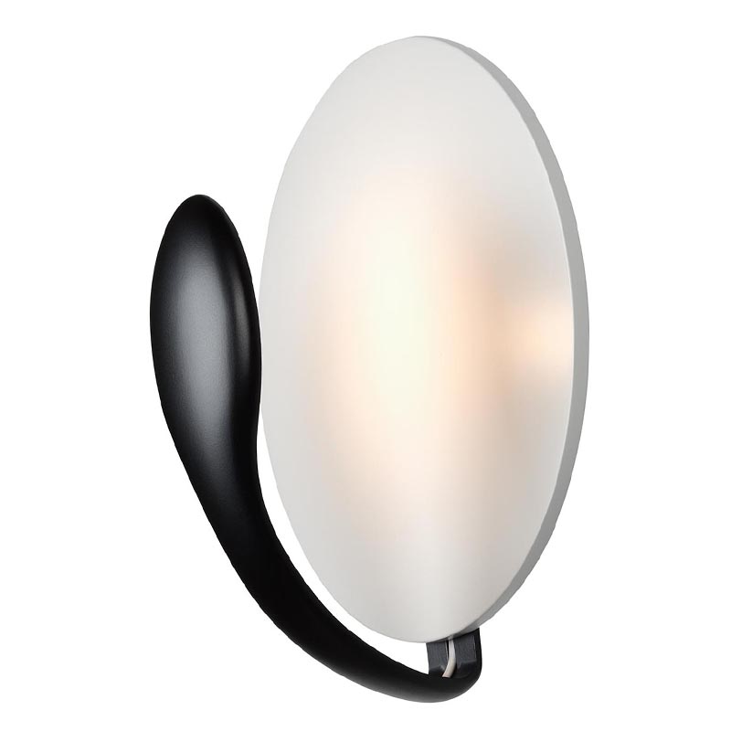 Бра Devi Black Spot Wall Lamp Белый Черный Бра Devi Black Spot Wall Lamp Белый Черный в Волгограде | Loft Concept