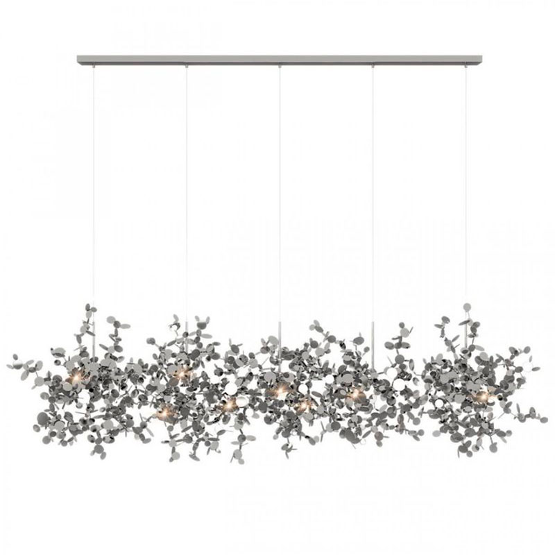 Люстра Terzani Argent Suspension Linear Silver длина 150 см Серебряный Люстра Terzani Argent Suspension Linear Silver длина 150 см Серебряный в Волгограде | Loft Concept