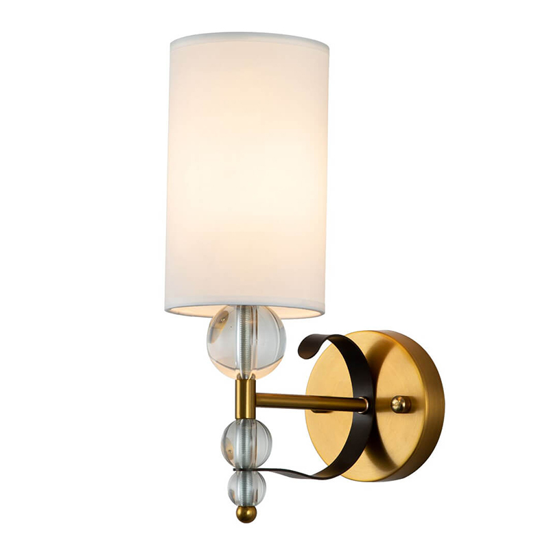 Бра Annelies Wall Lamp Золотой Черный Белый Бра Annelies Wall Lamp Золотой Черный Белый в Волгограде | Loft Concept