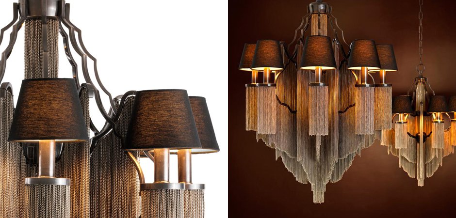 Люстра Eichholtz Chandelier Fringe L - Loft-Concept в Волгограде